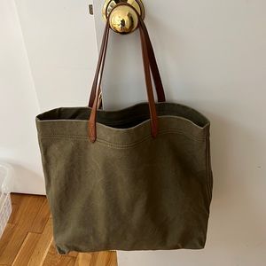 Madewell Canvas/leather Tote